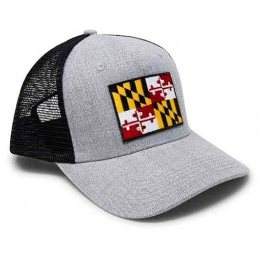 Maryland Snapback Trucker | Grey Black