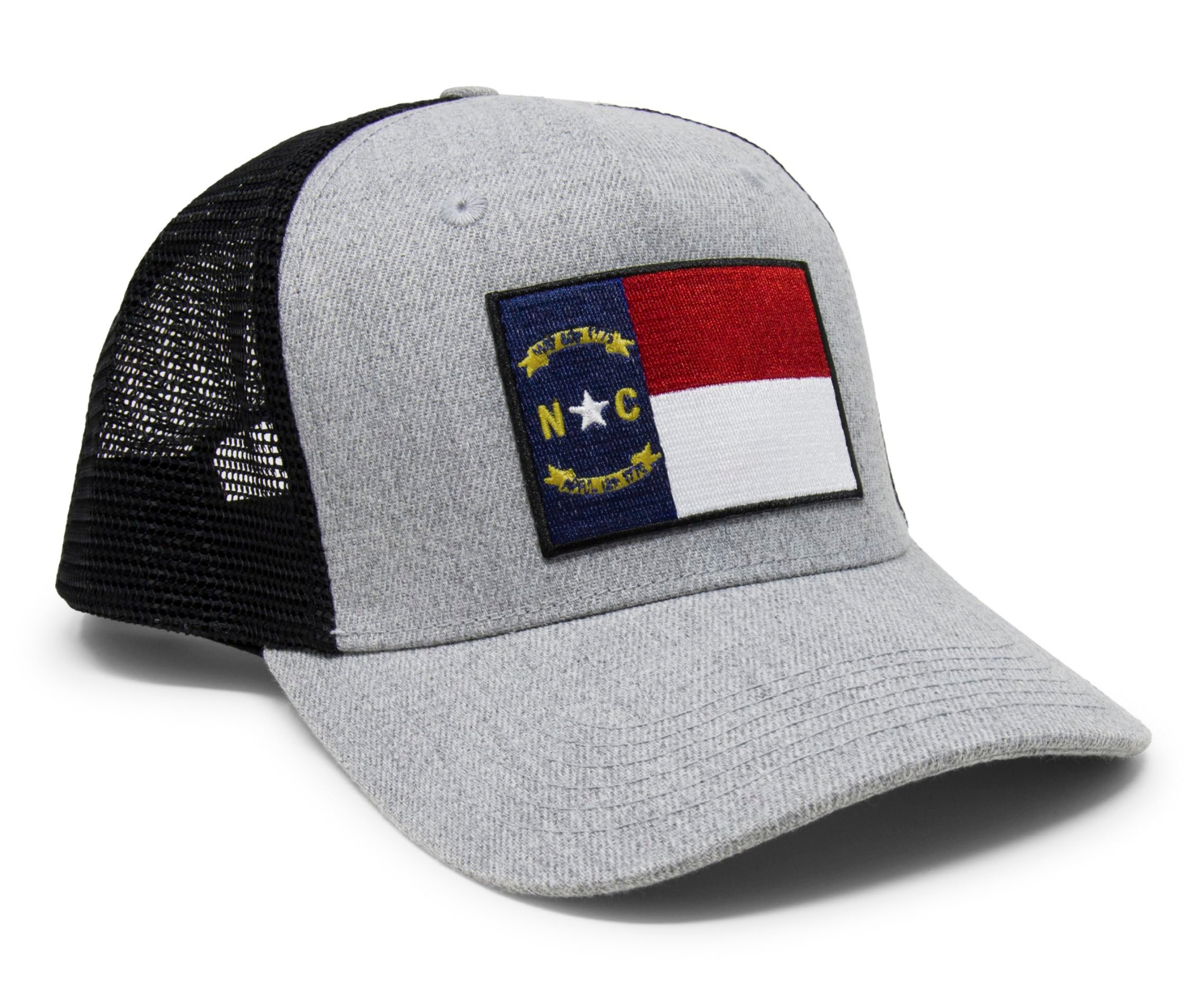 North Carolina Snapback Trucker | Grey Black