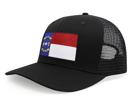 North Carolina Snapback Trucker | All Black
