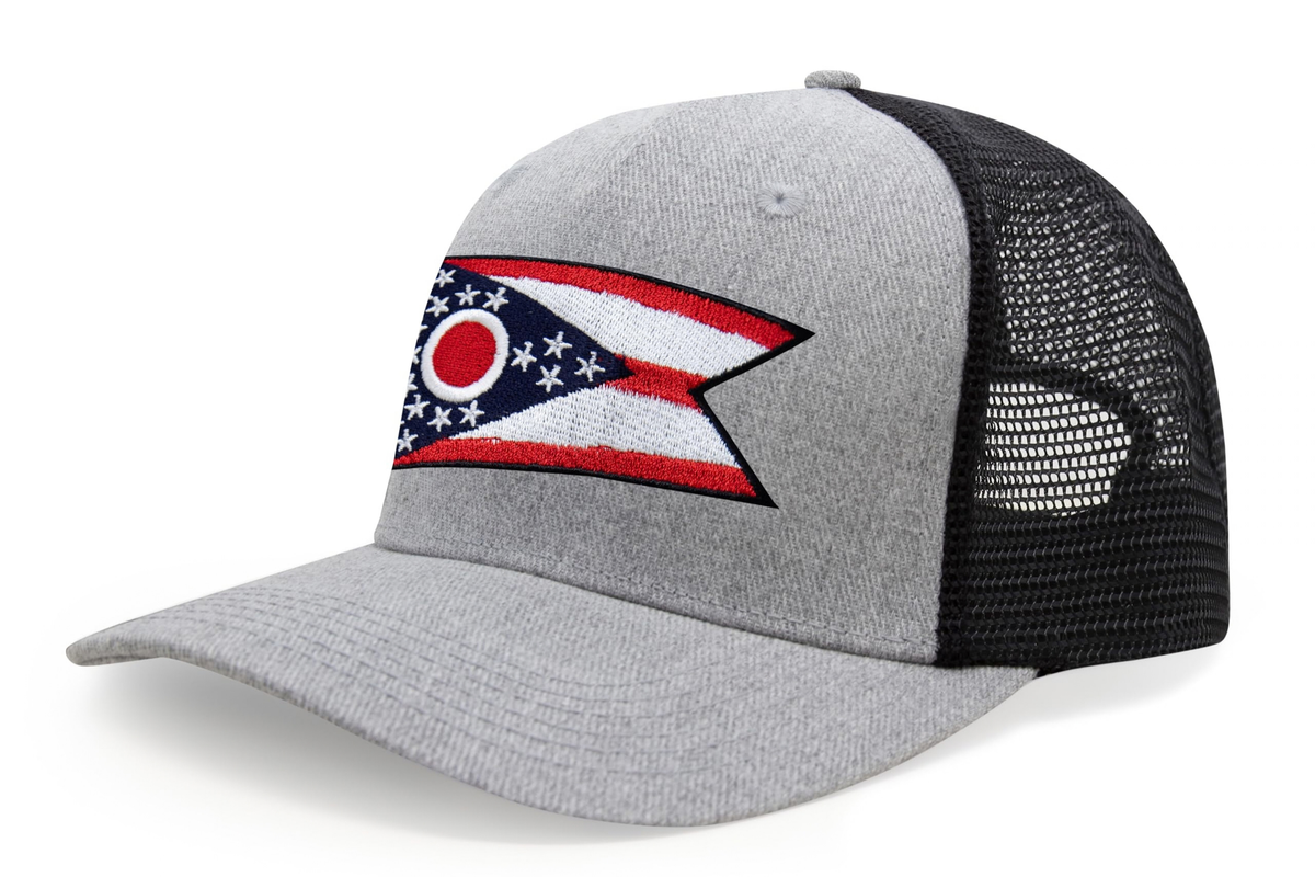 Ohio Snapback Trucker | Grey Black