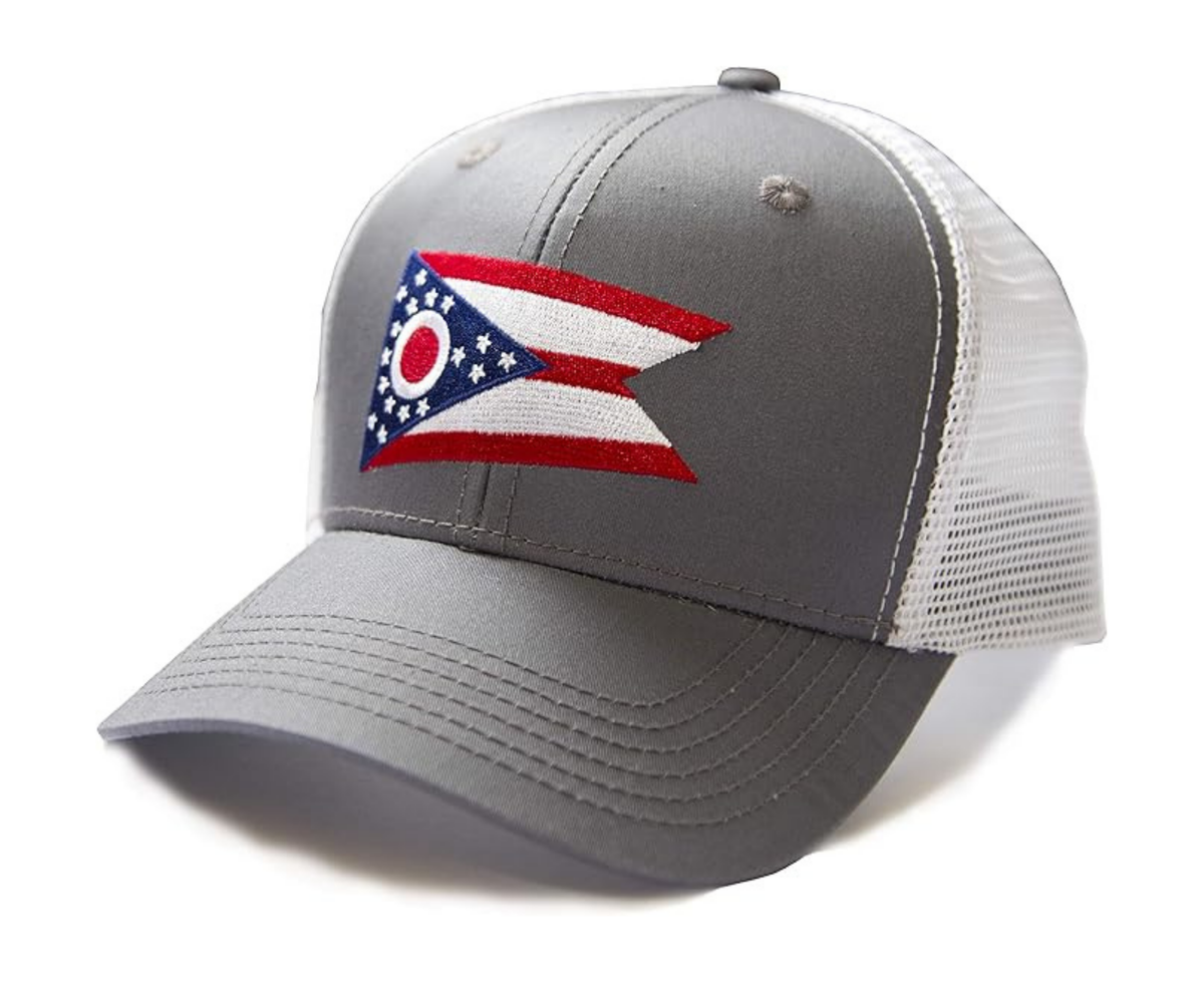 Ohio Snapback Trucker | Grey White