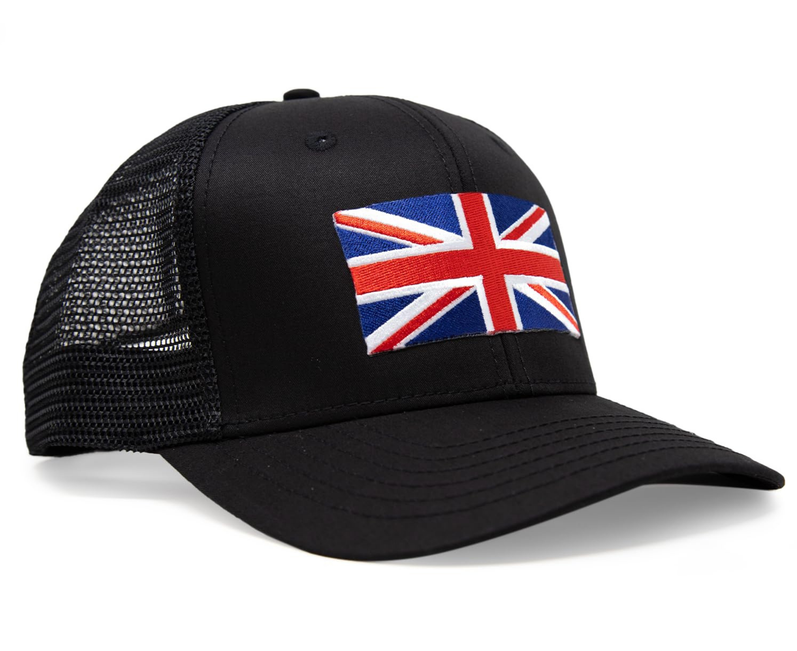 England - UK Snapback Trucker | All Black