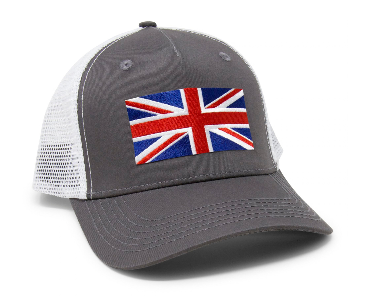 England - UK Snapback Trucker | Grey White