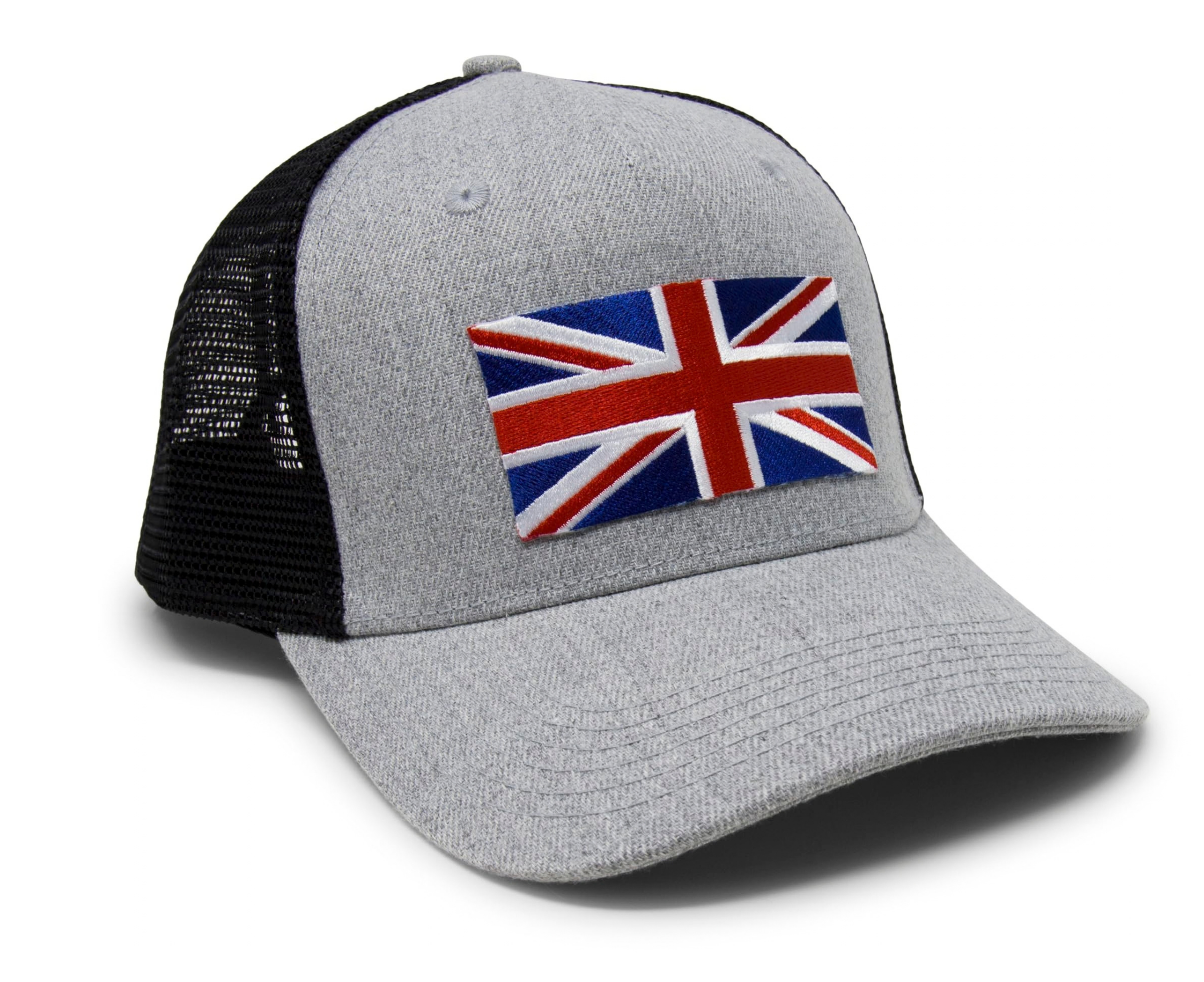 England - UK Snapback Trucker | Grey Black