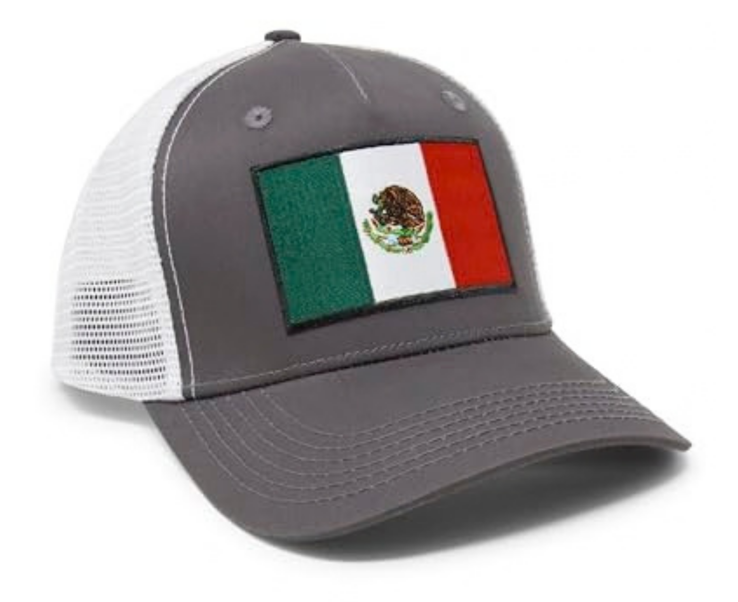 Mexico Snapback Trucker | Grey White
