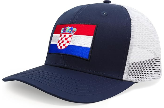 Croatia Snapback Trucker | Navy White