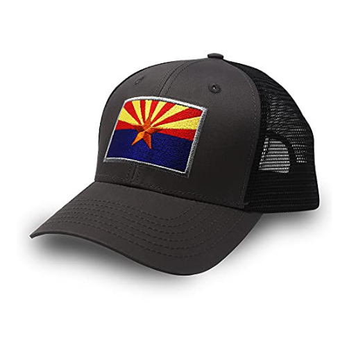 Arizona Flag Trucker Hat Black