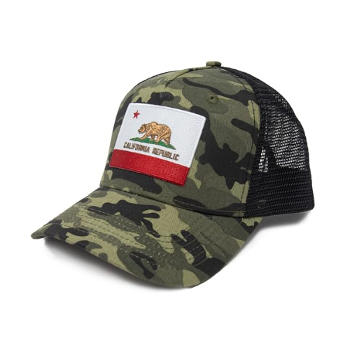  California Flag Hat Camo