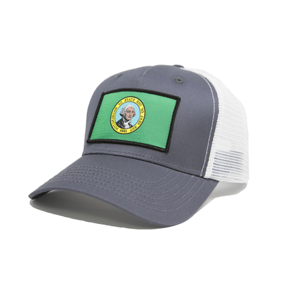 Washington State Flag Snapback Hat