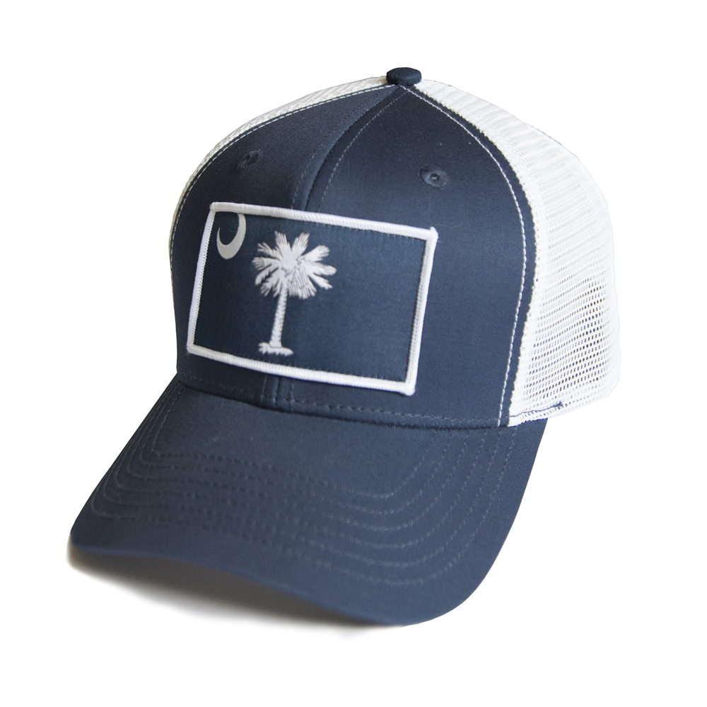 South Carolina Flag Palmetto Snapback Hat 