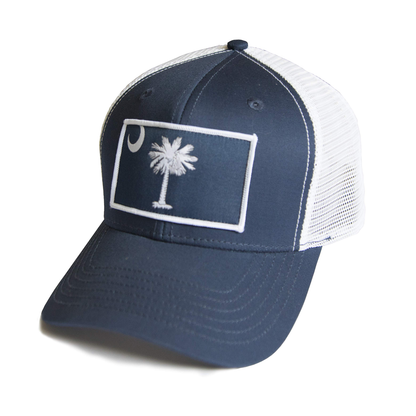 South Carolina Flag Palmetto Snapback Hat 
