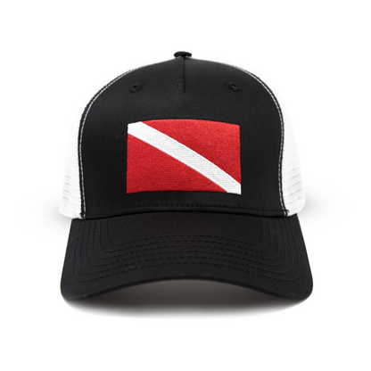 Scuba Diver Flag Hat