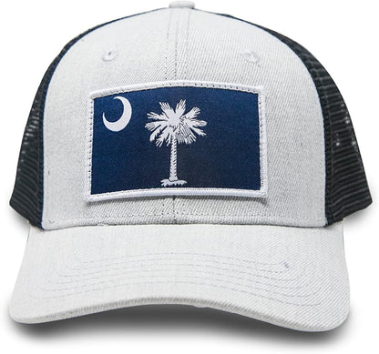 South Carolina Flag Palmetto Trucker Hat