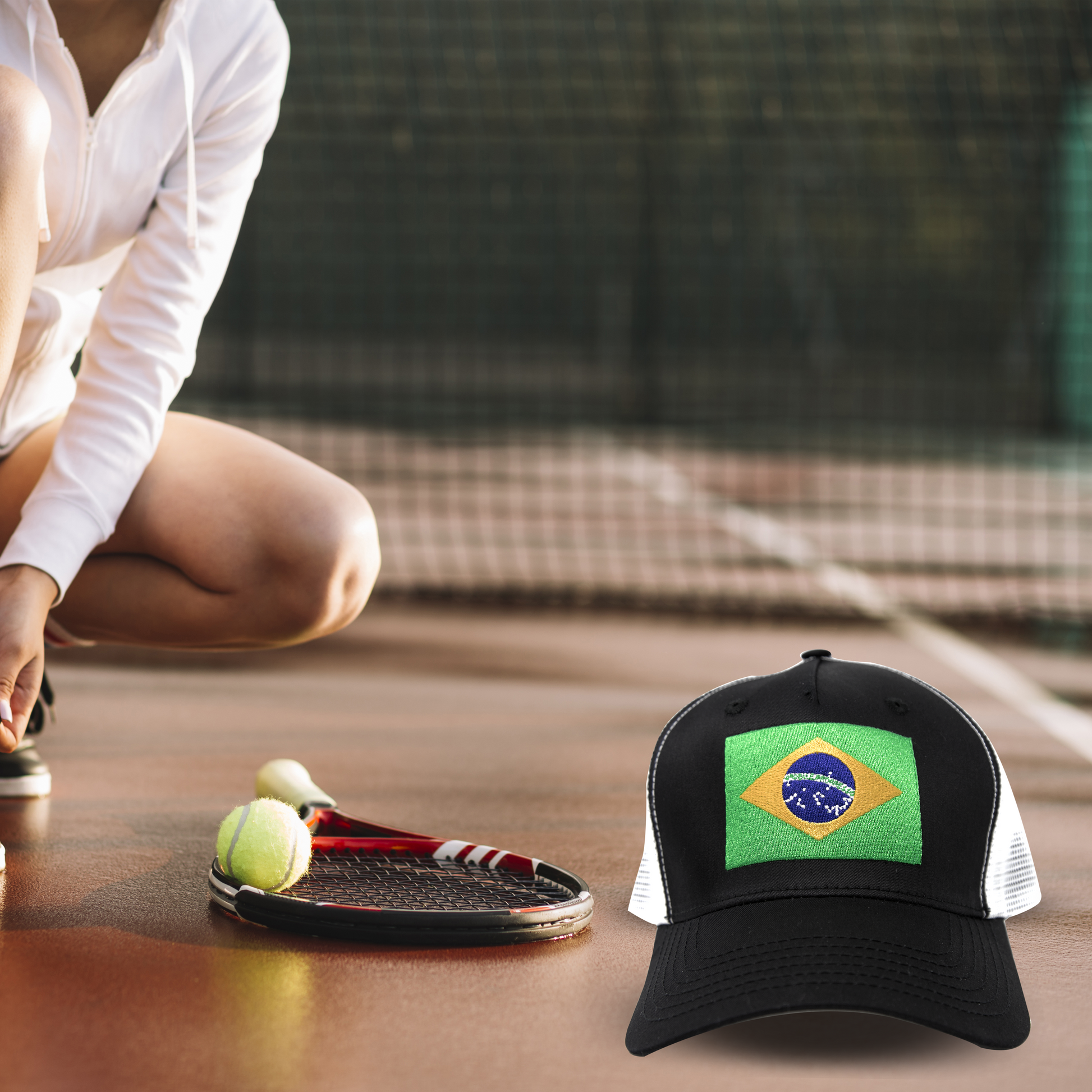 Buy Online Brazil Flag Snapback Hat