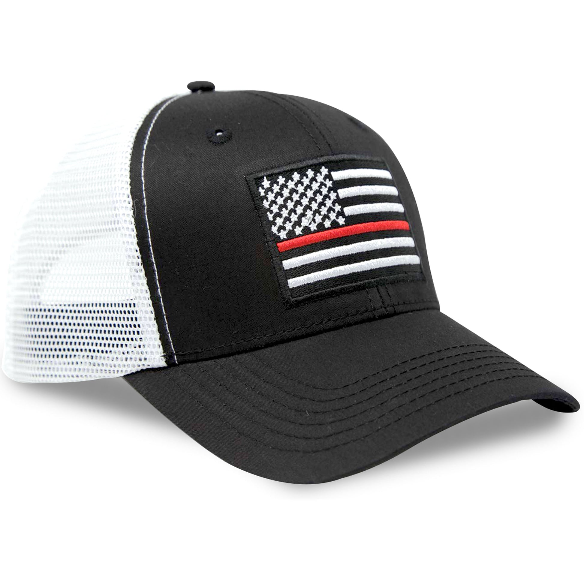 Thin Red Line American Flag Snapback Hat
